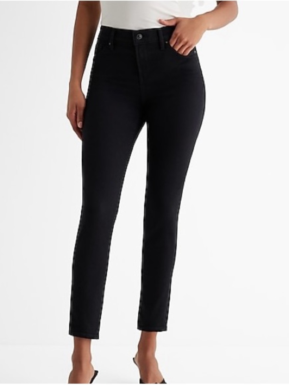 Express Skinny Mid Rise Jeans | Size 8R